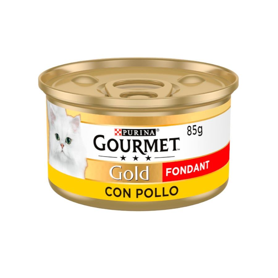 COMIDA HÚMIDA PARA GATO GOURMET GOLD FONDANT COM FRANGO 85G