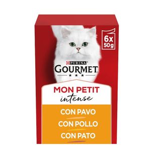 Purina Gourmet Mon Petit Seleção Aves em molho saqueta para gatos - 50 GR