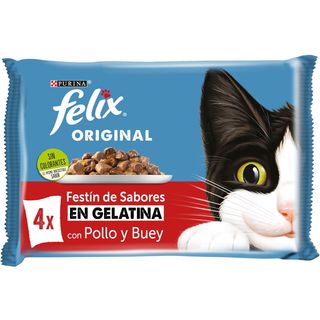 Felix Seleccion Peixes Saquetas em geleia para gatos - Multipack - 85 GR