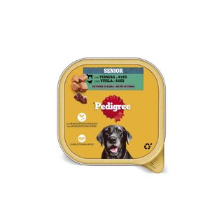 0.3 KG Pedigree Ternera y Aves Tarrina en Paté para Perros Senior