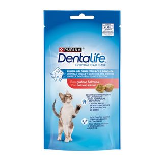 0.04 KG Dentalife Daily Oral Salmón Snacks Dentales para gatos