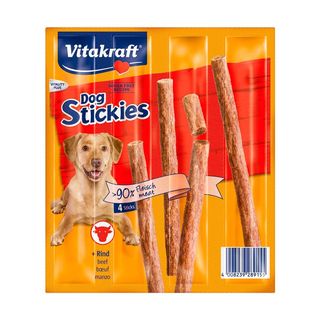 Dog Stickies De Buey Perros Vitakraft, Pack 4X44 Gr.