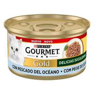 Comida Gato Gourmet Gold Pescado Purina 85Gr
