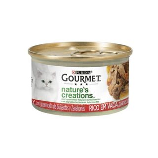 Gourmet Comida Húmida para Gato Adulto Vaca Lata 85g