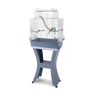 Gaiola para Aves de Teto Aberto Azul