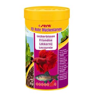 Sera FD Larvas Rojas para peces 100ml