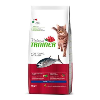 10 KG Natural Trainer Adult Atún pienso para gatos