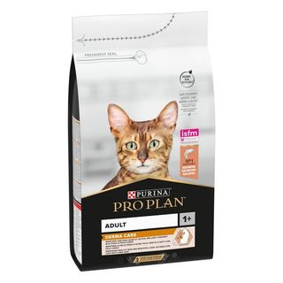 Pro Plan Derma Plus Hairball Control Salmão ração para gatos - 1.5KG