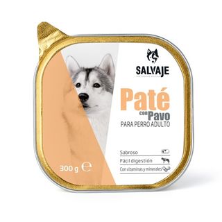 Salvaje Dog Tarrina Paté Con Pavo 300 G