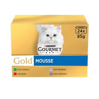 2.04 KG Gourmet Gold Mousse Sabores Variados - Multipack