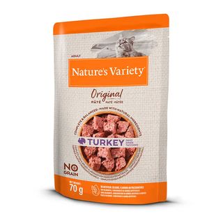 Nature's Variety Al Hum Gato Adulto Original Sem Cereais Peru 70gr