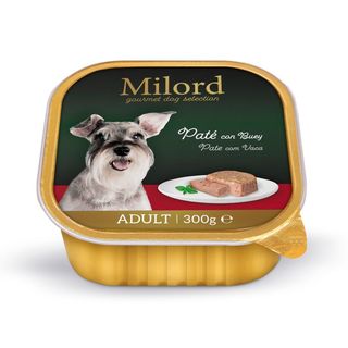 0.3 KG Milord Adult Buey en Paté tarrina para perros
