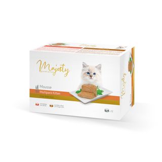 Majesty Kitten Gold Selection Mousse lata - Pack - 85 GR
