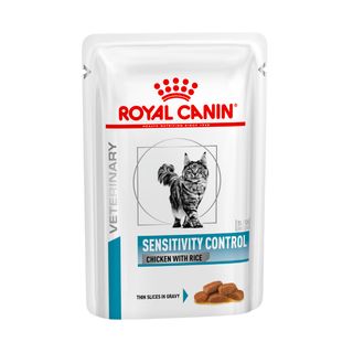 Royal Canin Veterinary Sensitivity Control Pollo y Arroz sobre en salsa - Pack   12 x 85 g