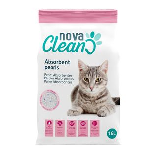 16 L Nova Clean Perlas Absorbentes para gatos