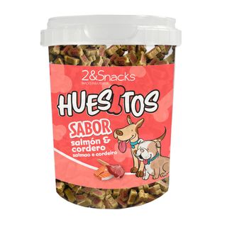 2&Snacks Huesitos Duo Salmón y Cordero para perros   300 g
