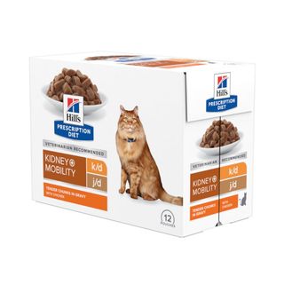 1.02 KG Hill’s Prescription Diet k/d + Mobility j/d Pollo sobre para gatos