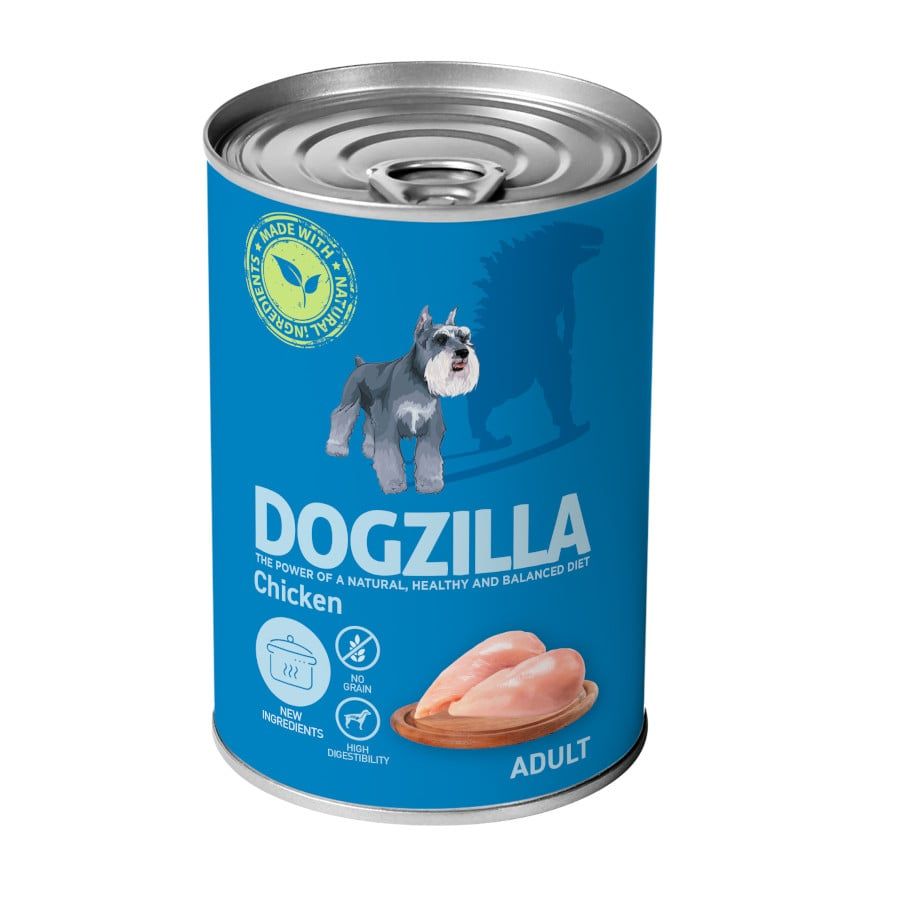Dogzilla frango lata para cães - 800 GR