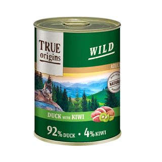 0.4 KG True Origins Wild Adult Pato y Kiwi Lata para perros