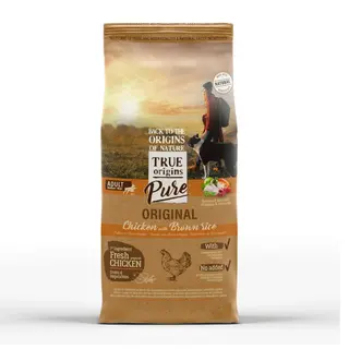 True Origins Adult Pure Frango e Arroz ração para cães - 3KG