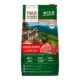 3 KG True Origins Wild Adult Redlands Ternera pienso para perros