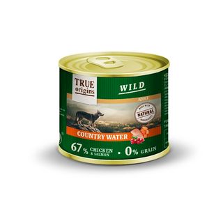 True Origins Wild Adult Country Water Pollo y Salmón en paté lata para perros 200 g