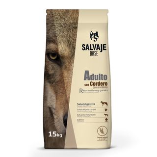 15 KG Salvaje Base Adultos Cordero pienso para perros