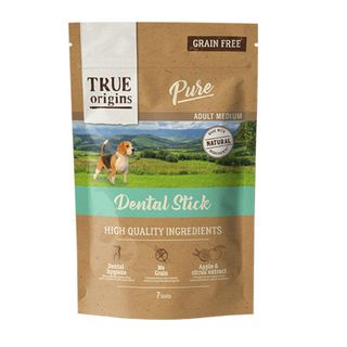 0.18 KG True Origins Pure Medium Adult Snacks Dentales para perros