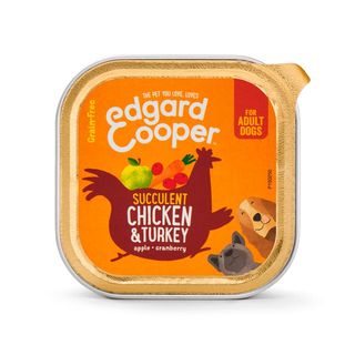 0.15 KG Edgard & Cooper Adult Pollo y Pavo tarrina para perros