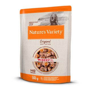0.3 KG Nature's Variety Medium/Maxi Adult buey sobre para perros