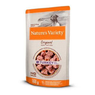 0.15 KG Nature's Variety Original Mini Adult Variety pavo sobre para perros