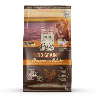 True Origins Adult Pure Frango No Grain ração para cães - 3 KG