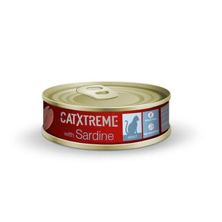 Catxtreme Sterilised paté com sardinhas para gatos 170G
