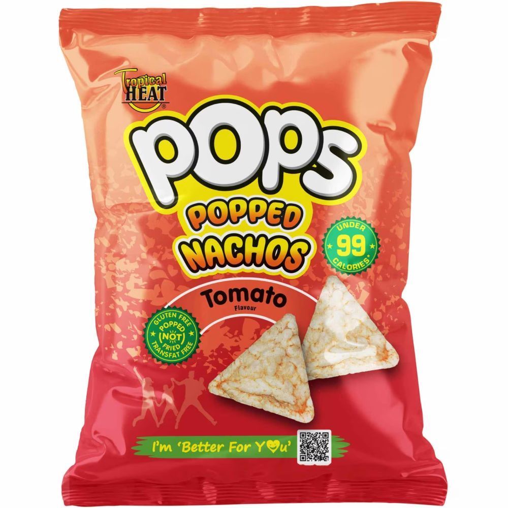 Tropical Heat Pops Nachos Tomato 120g