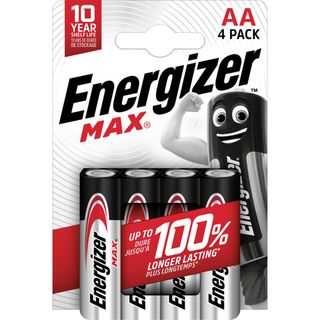Energizer Pilhas Alcalinas MAX® AA LR6 4 Unid.
