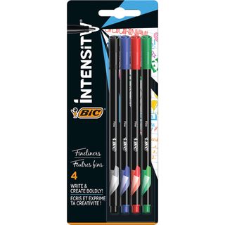 Bic Marcador Fineliner Intensity™ 08mm 4 Unid.