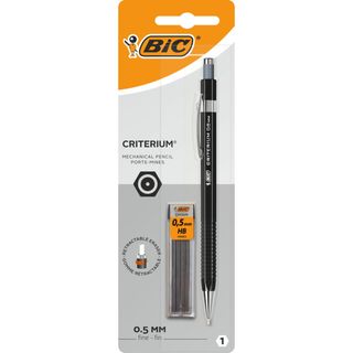 Bic Lapiseira CRiTERiUM Mina HB 0.5mm+12 Minas Grátis