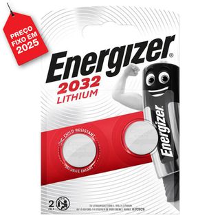 Energizer Pilha Tipo Botão CR2032 3 V 2 Unid.