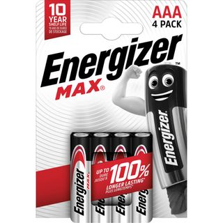 Energizer Pilhas Alcalinas MAX® AAA LR3 4 Unid.