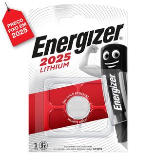 Energizer Pilha Tipo Botão CR2025 Lítio 3 V 1 Unidade