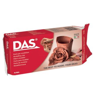 Massa de Modelagem Glinamol Marrom 500G