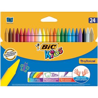 Bic Lápis de Cera Kids Plastidecor® 24 Unidades
