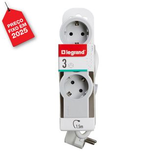 Legrand Bloco 3 Tomadas Cabo de 1.5 m e