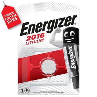 Energizer Pilha Botão CR2016 3 V 80 mAh 1 Un.