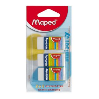 Maped Borracha Retangular Mini Softy Branco