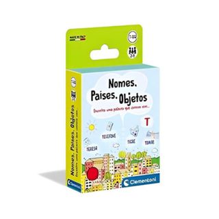 Clementoni Jogo Nomes Países Objetos 7 a 99 Anos