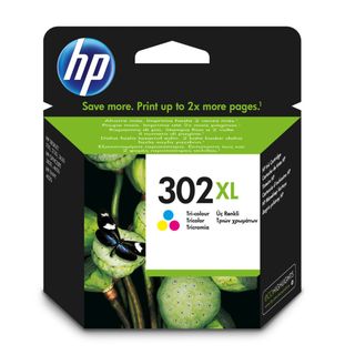 Hp Tinteiro 302XL Azul Magenta Amarelo F6U67AE