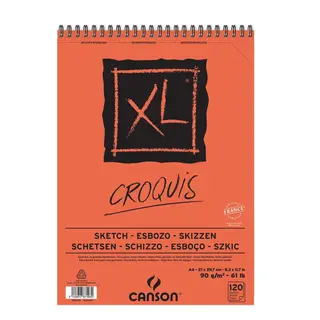 Canson Bloco de Desenho XL A4 120 Folhas 90g