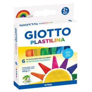 Giotto Plasticina 90 g 6 Cores