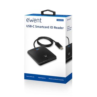 Ewent Leitor Cartões Smartcard Comp. eID e USB-C